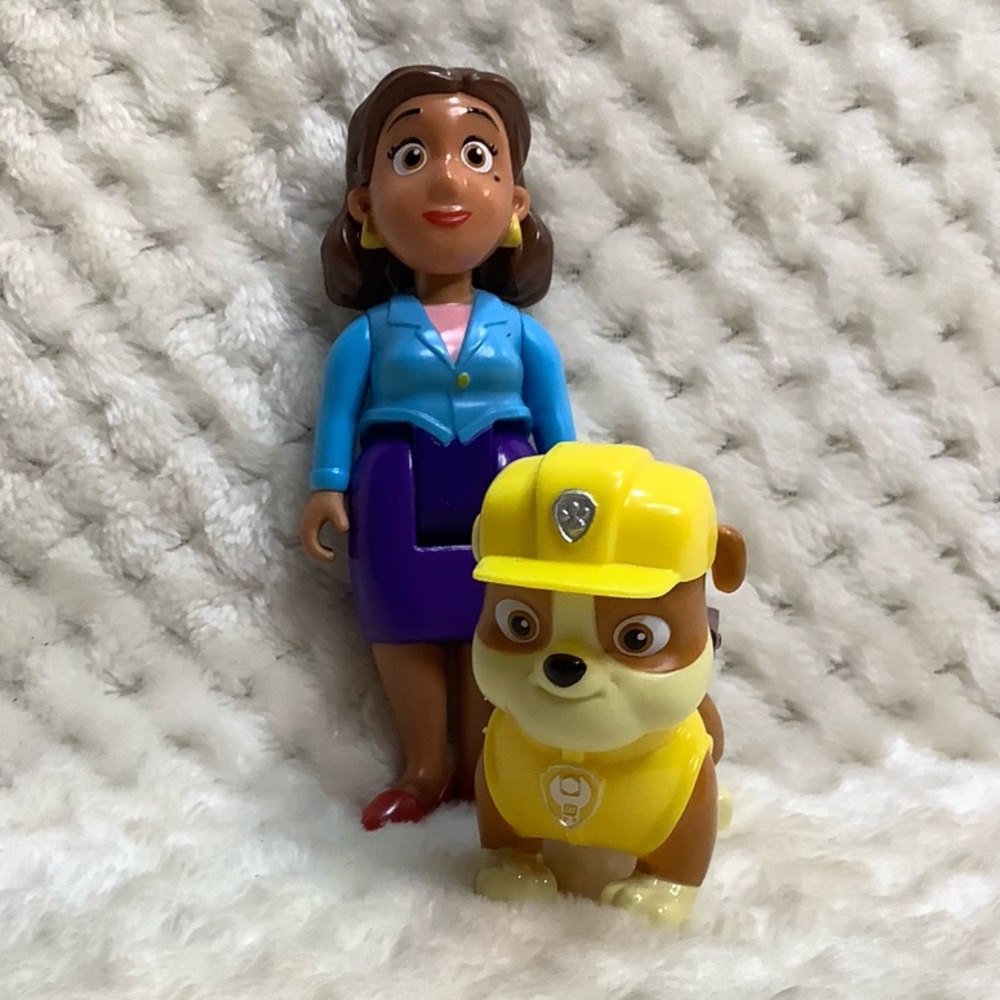 Paw Patrol Action Figure Set - Mayor Goodway and Rubble